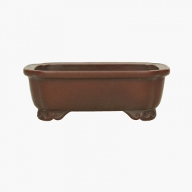 Vaso 15,8 cm nuvola gres marrone