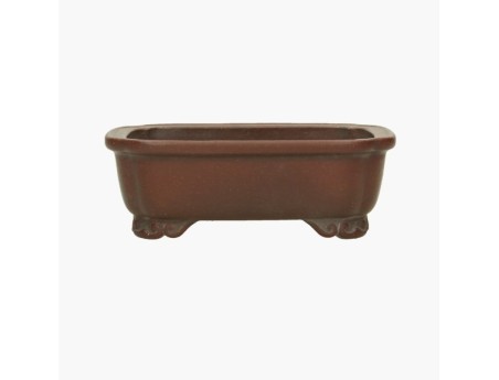 Vaso 15,8 cm nuvola gres marrone