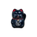 Maneki Neko - Left Paw - Black