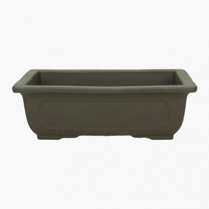 Vaso 24,5 cm rettangolare marrone