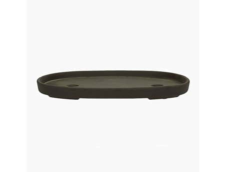 Vaso 55 cm ovale marrone