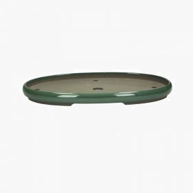 Vaso 57 cm ovale verde