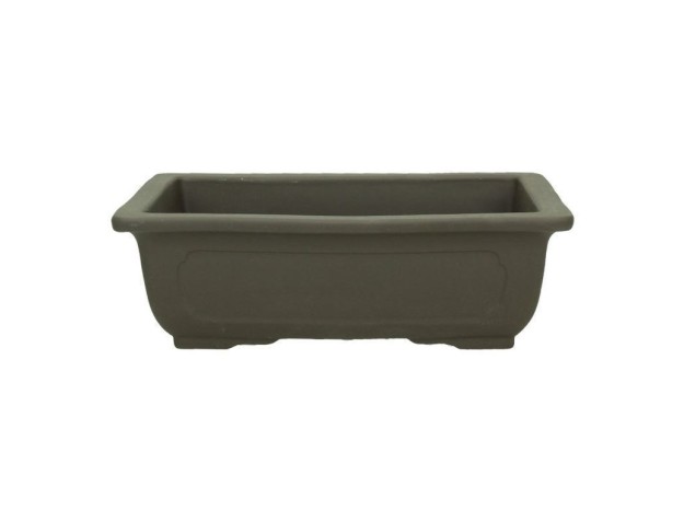 Vaso 59 cm rettangolare marrone