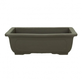 Vaso 63 cm rettangolare marrone