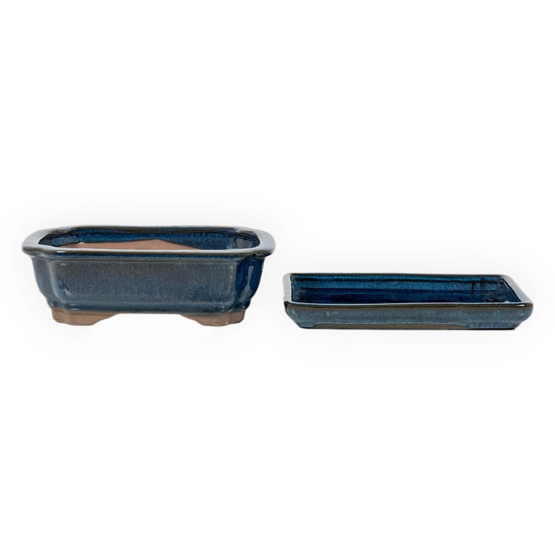 Vaso 18,5 cm nuvola blu