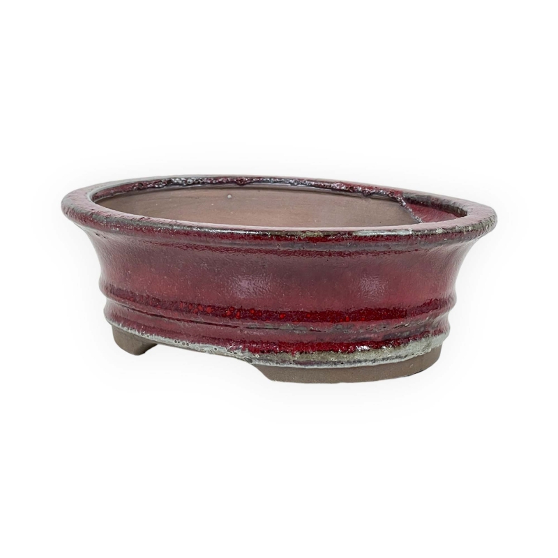 Pot 18,5 cm ovale rouge