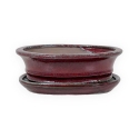 Vaso 18,5 cm ovale rosso