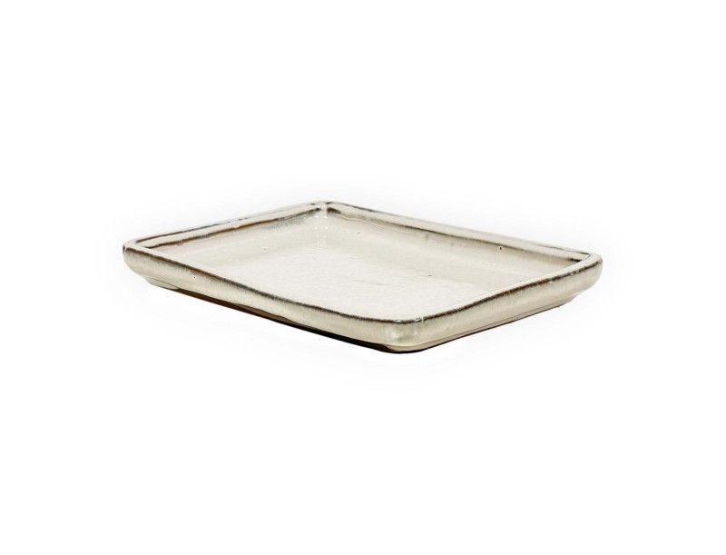 Pot 18,5 cm rectangular beige