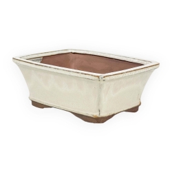 Vaso 18,5 cm rettangolare beige