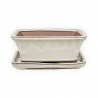 Pot 18,5 cm rectangular beige