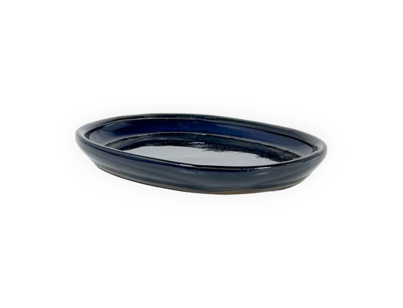 Pot 18,5 cm ovale bleu