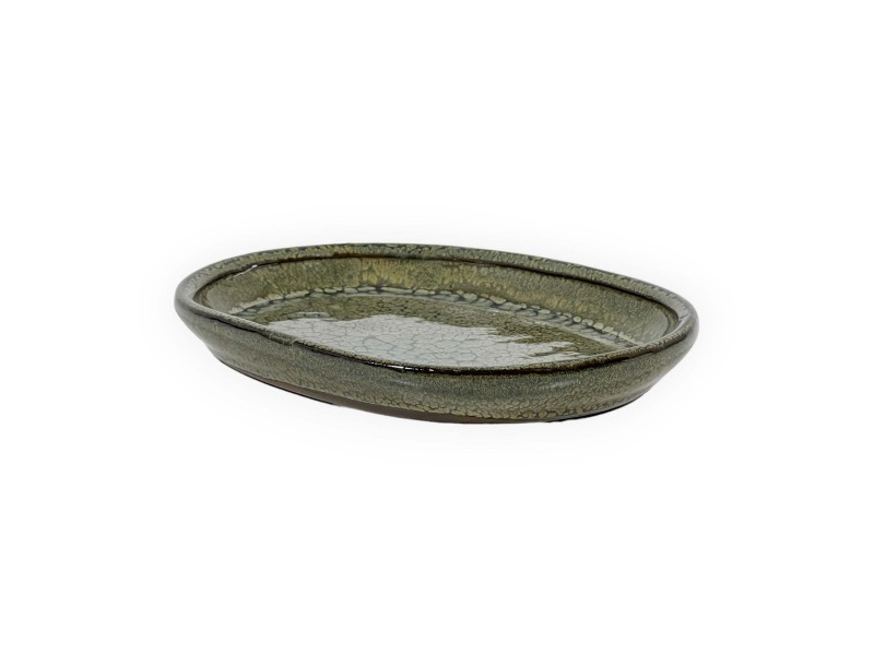 Pot 18,5 cm ovale vert