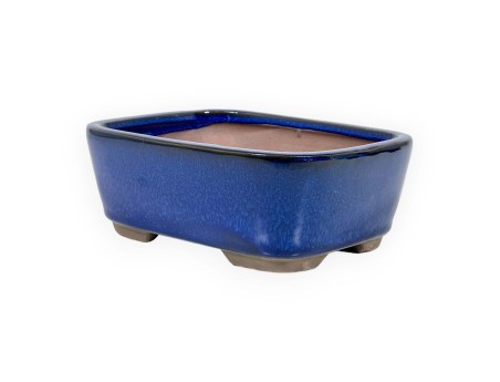 Vaso 18,5 cm rettangolare blu