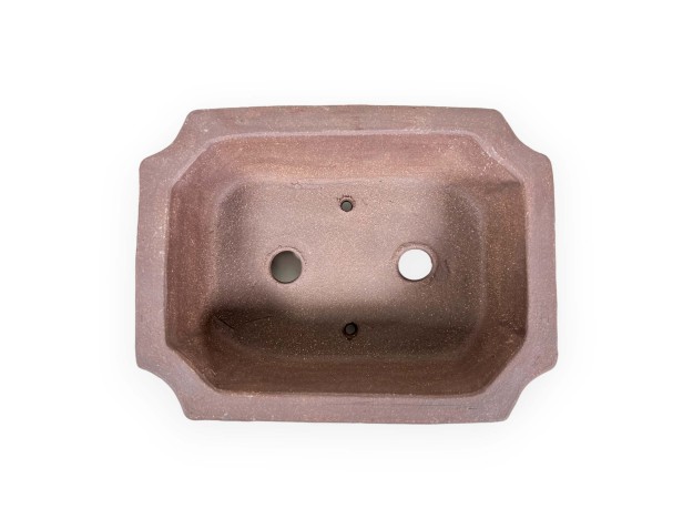 Vaso 26 cm rettangolare grès 2