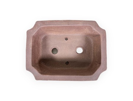 Vaso 31 cm rettangolare grès