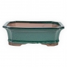 Vaso 26 cm rettangolare verde