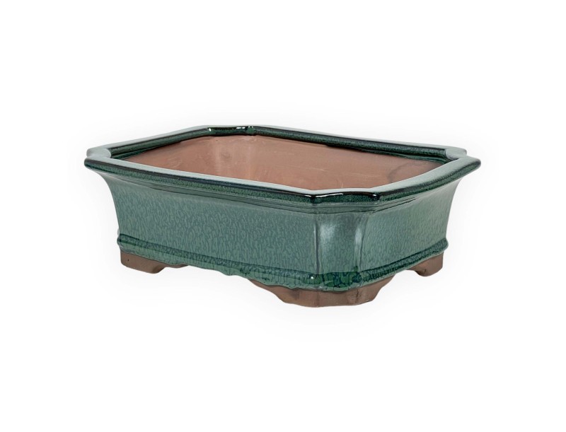 Pot 31 cm rectangulaire vert