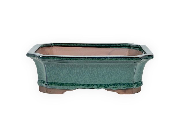 Pot 31 cm rectangular green