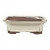 Vaso 21 cm rettangolare beige