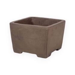 Vaso 18 cm quadrato grès