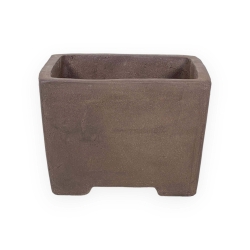 Vaso 18 cm quadrato grès