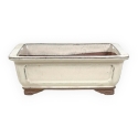 Pot 36 cm rectangulaire beige