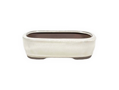 Vaso 21 cm rettangolare beige