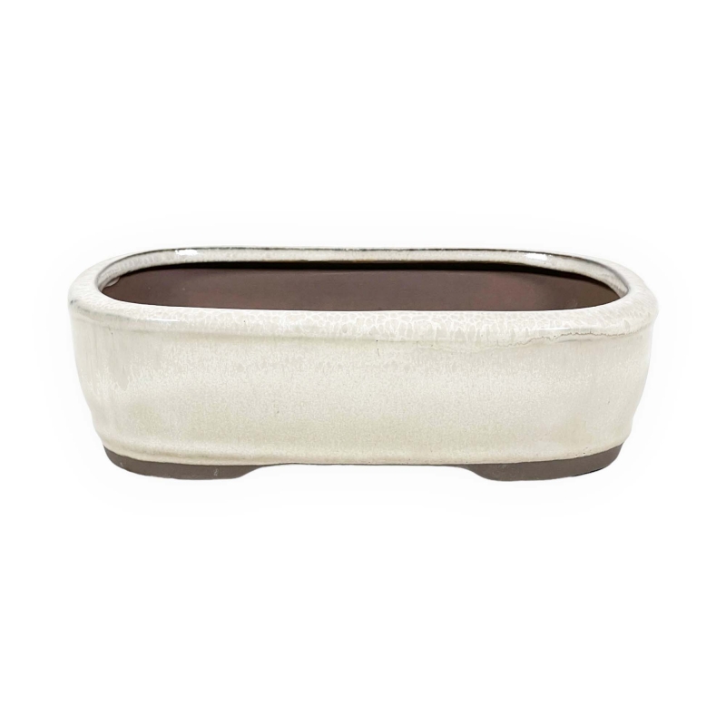 Vaso 26 cm rettangolare beige