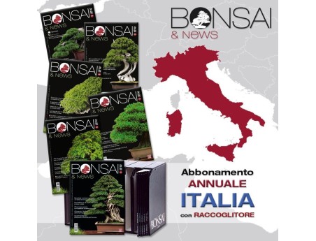 Abbonamento annuale con raccoglitore ITALIA BONSAI & news