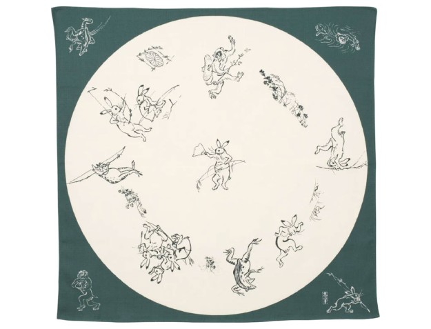 Furoshiki 68 cm - Cerchio con conigli