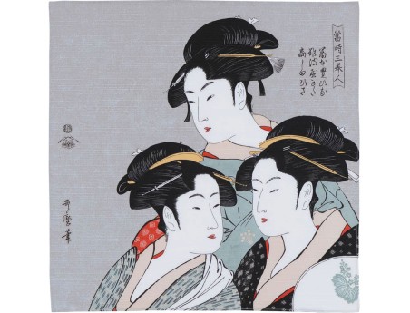 Furoshiki 48 cm - Three Beauties Of The Present Day