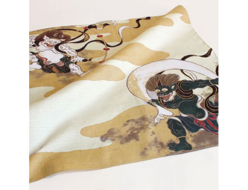 Furoshiki 48 cm – Fujin Raijin – Glücksverheißende Wolke