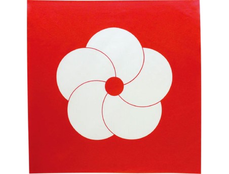 Furoshiki 70 cm - Red Prunus Bamboo Pine