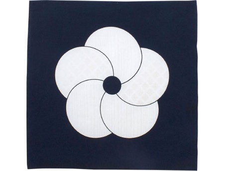Furoshiki 70 cm – Kiefernbambus Prunus Blau