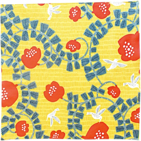 Furoshiki 45 cm - Colibrì Giallo