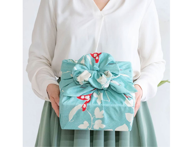 Furoshiki 90 cm - Yumeji Takehisa - Haricots