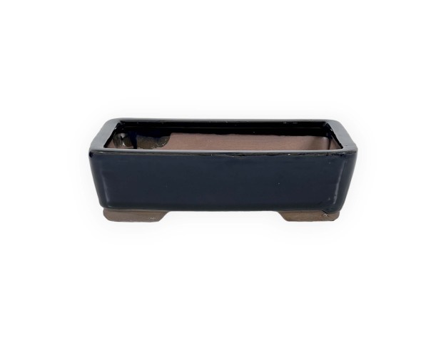 Pot 20 cm rectangular blue