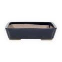 Pot 26 cm rectangulaire bleu