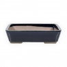 Pot 26 cm rectangulaire bleu