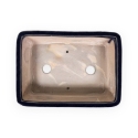 Pot 26 cm rectangulaire bleu