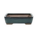 Pot 20 cm rectangular green