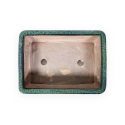 Pot 20 cm rectangulaire vert