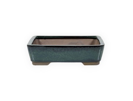 Pot 26 cm rectangular green