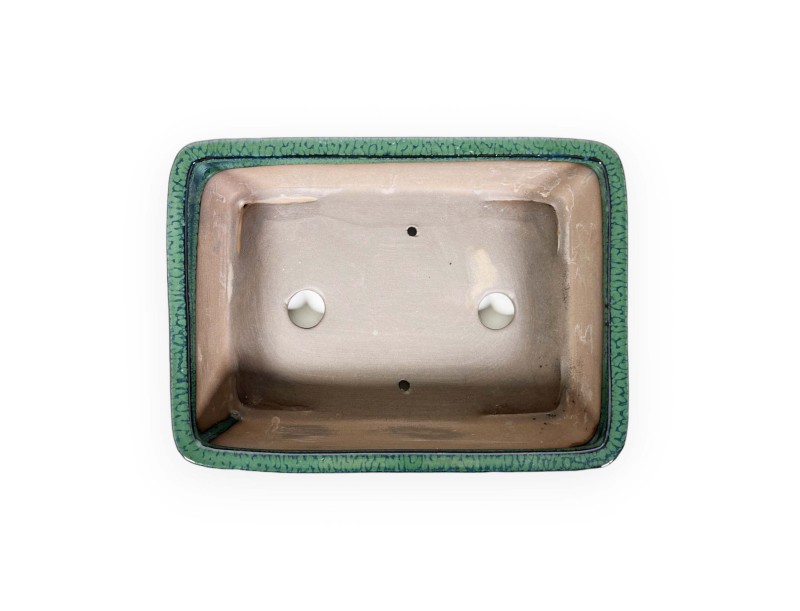 Pot 26 cm rectangular green