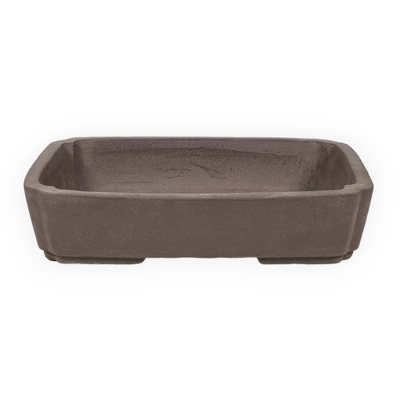 Vaso 31 cm rettangolare grès