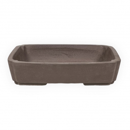 Vaso 31 cm rettangolare grès