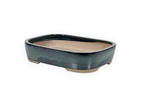 Pot 26 cm rectangular green
