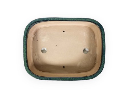 Pot 26 cm rectangular green