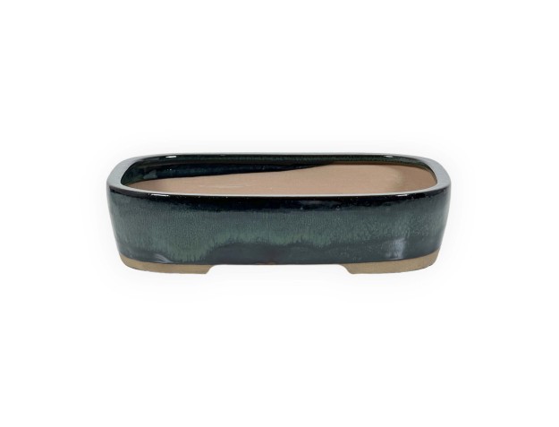 Pot 31 cm rectangular green