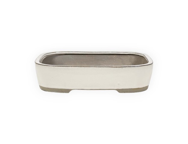 Pot 31 cm rectangular beige